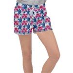 Tropical Flowers Turtles CBDOilPrincess Edf1ea6f-2cc5-4f0b-a5cc-9c146c7d79e4 Velour Lounge Shorts