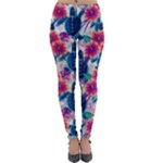 Tropical Flowers Turtles CBDOilPrincess Edf1ea6f-2cc5-4f0b-a5cc-9c146c7d79e4 Lightweight Velour Leggings