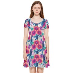 Inside Out Cap Sleeve Dress 