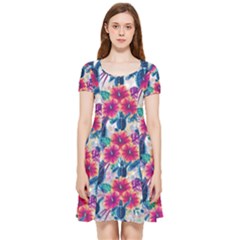 Inside Out Cap Sleeve Dress 
