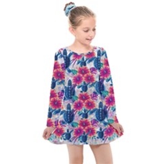 Kids  Long Sleeve Dress 