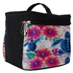 Tropical Flowers Turtles CBDOilPrincess Edf1ea6f-2cc5-4f0b-a5cc-9c146c7d79e4 Make Up Travel Bag (Small)