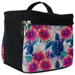 Tropical Flowers Turtles CBDOilPrincess Edf1ea6f-2cc5-4f0b-a5cc-9c146c7d79e4 Make Up Travel Bag (Big)