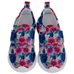 Tropical Flowers Turtles CBDOilPrincess Edf1ea6f-2cc5-4f0b-a5cc-9c146c7d79e4 Kids  Velcro No Lace Shoes