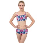 Tropical Flowers Turtles CBDOilPrincess Edf1ea6f-2cc5-4f0b-a5cc-9c146c7d79e4 Layered Top Bikini Set