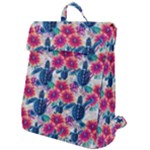 Tropical Flowers Turtles CBDOilPrincess Edf1ea6f-2cc5-4f0b-a5cc-9c146c7d79e4 Flap Top Backpack