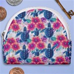 Tropical Flowers Turtles CBDOilPrincess Edf1ea6f-2cc5-4f0b-a5cc-9c146c7d79e4 Horseshoe Style Canvas Pouch