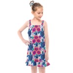 Tropical Flowers Turtles CBDOilPrincess Edf1ea6f-2cc5-4f0b-a5cc-9c146c7d79e4 Kids  Overall Dress