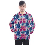 Tropical Flowers Turtles CBDOilPrincess Edf1ea6f-2cc5-4f0b-a5cc-9c146c7d79e4 Men s Half Zip Pullover