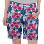 Tropical Flowers Turtles CBDOilPrincess Edf1ea6f-2cc5-4f0b-a5cc-9c146c7d79e4 Pocket Shorts