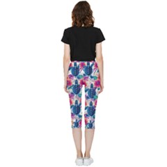 Inside Out Lightweight Velour Capri Leggings  