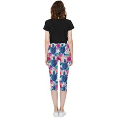 Inside Out Lightweight Velour Capri Leggings  