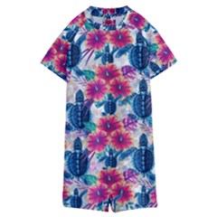 Kids  Boyleg Half Suit Swimwear 