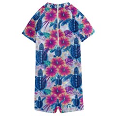 Kids  Boyleg Half Suit Swimwear 