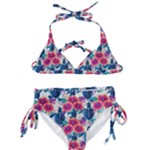 Tropical Flowers Turtles CBDOilPrincess Edf1ea6f-2cc5-4f0b-a5cc-9c146c7d79e4 Kids  Classic Bikini Set