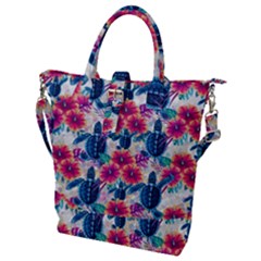 Buckle Top Tote Bag 