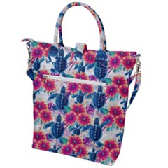 Buckle Top Tote Bag 