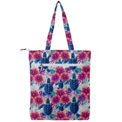Double Zip Up Tote Bag 