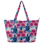 Tropical Flowers Turtles CBDOilPrincess Edf1ea6f-2cc5-4f0b-a5cc-9c146c7d79e4 Full Print Shoulder Bag