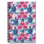 Tropical Flowers Turtles CBDOilPrincess Edf1ea6f-2cc5-4f0b-a5cc-9c146c7d79e4 5.5  x 8.5  Notebook