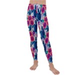 Tropical Flowers Turtles CBDOilPrincess Edf1ea6f-2cc5-4f0b-a5cc-9c146c7d79e4 Kids  Lightweight Velour Leggings