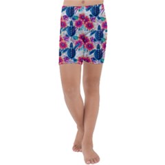 Kids  Lightweight Velour Capri Yoga Leggings 