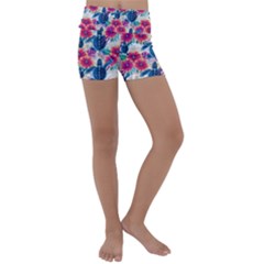 Kids  Lightweight Velour Yoga Shorts 
