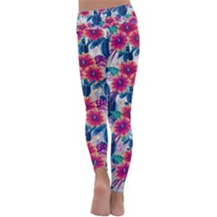 Kids  Lightweight Velour Classic Yoga Leggings 