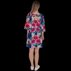 Velour Kimono Dress 