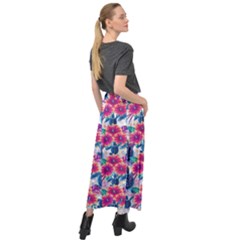 Velour Split Maxi Skirt 