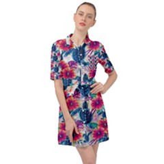 Belted Shirt Dress 