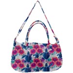 Tropical Flowers Turtles CBDOilPrincess Edf1ea6f-2cc5-4f0b-a5cc-9c146c7d79e4 Removal Strap Handbag