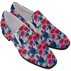 Women Slip On Heel Loafers 
