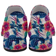 Women Slip On Heel Loafers 