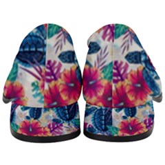 Women s Chunky Heel Loafers 
