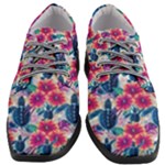 Tropical Flowers Turtles CBDOilPrincess Edf1ea6f-2cc5-4f0b-a5cc-9c146c7d79e4 Women Heeled Oxford Shoes