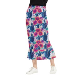 Maxi Fishtail Chiffon Skirt 