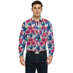 Men s Long Sleeve Pocket Shirt  