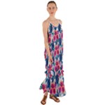 Tropical Flowers Turtles CBDOilPrincess Edf1ea6f-2cc5-4f0b-a5cc-9c146c7d79e4 Cami Maxi Ruffle Chiffon Dress