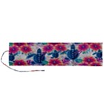Tropical Flowers Turtles CBDOilPrincess Edf1ea6f-2cc5-4f0b-a5cc-9c146c7d79e4 Roll Up Canvas Pencil Holder (L)