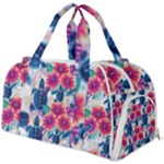 Tropical Flowers Turtles CBDOilPrincess Edf1ea6f-2cc5-4f0b-a5cc-9c146c7d79e4 Burner Gym Duffel Bag