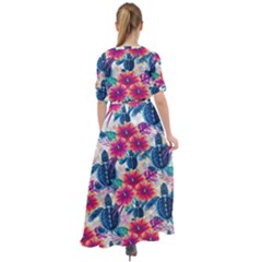 Waist Tie Boho Maxi Dress 
