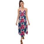 Tropical Flowers Turtles CBDOilPrincess Edf1ea6f-2cc5-4f0b-a5cc-9c146c7d79e4 Halter Tie Back Dress 