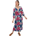 Tropical Flowers Turtles CBDOilPrincess Edf1ea6f-2cc5-4f0b-a5cc-9c146c7d79e4 Grecian Style  Maxi Dress