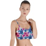 Tropical Flowers Turtles CBDOilPrincess Edf1ea6f-2cc5-4f0b-a5cc-9c146c7d79e4 Layered Top Bikini Top 