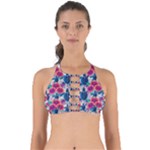 Tropical Flowers Turtles CBDOilPrincess Edf1ea6f-2cc5-4f0b-a5cc-9c146c7d79e4 Perfectly Cut Out Bikini Top