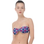 Tropical Flowers Turtles CBDOilPrincess Edf1ea6f-2cc5-4f0b-a5cc-9c146c7d79e4 Classic Bandeau Bikini Top 