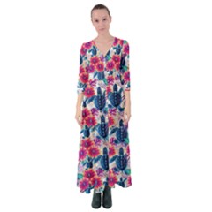 Button Up Maxi Dress 