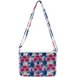 Tropical Flowers Turtles CBDOilPrincess Edf1ea6f-2cc5-4f0b-a5cc-9c146c7d79e4 Double Gusset Crossbody Bag
