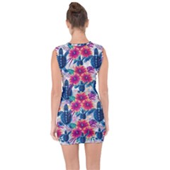 Lace Up Front Bodycon Dress 
